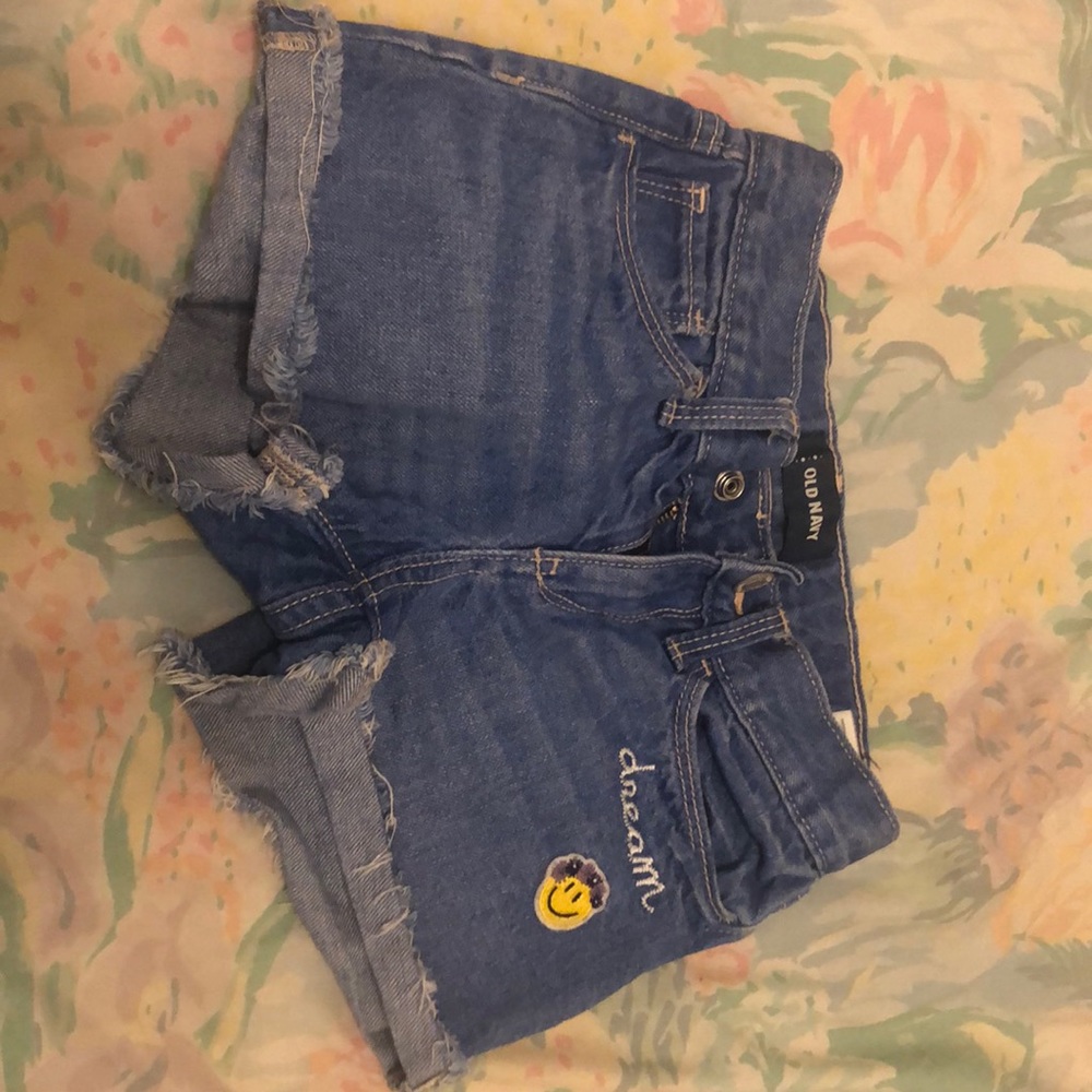 Old Navy jean shorts.